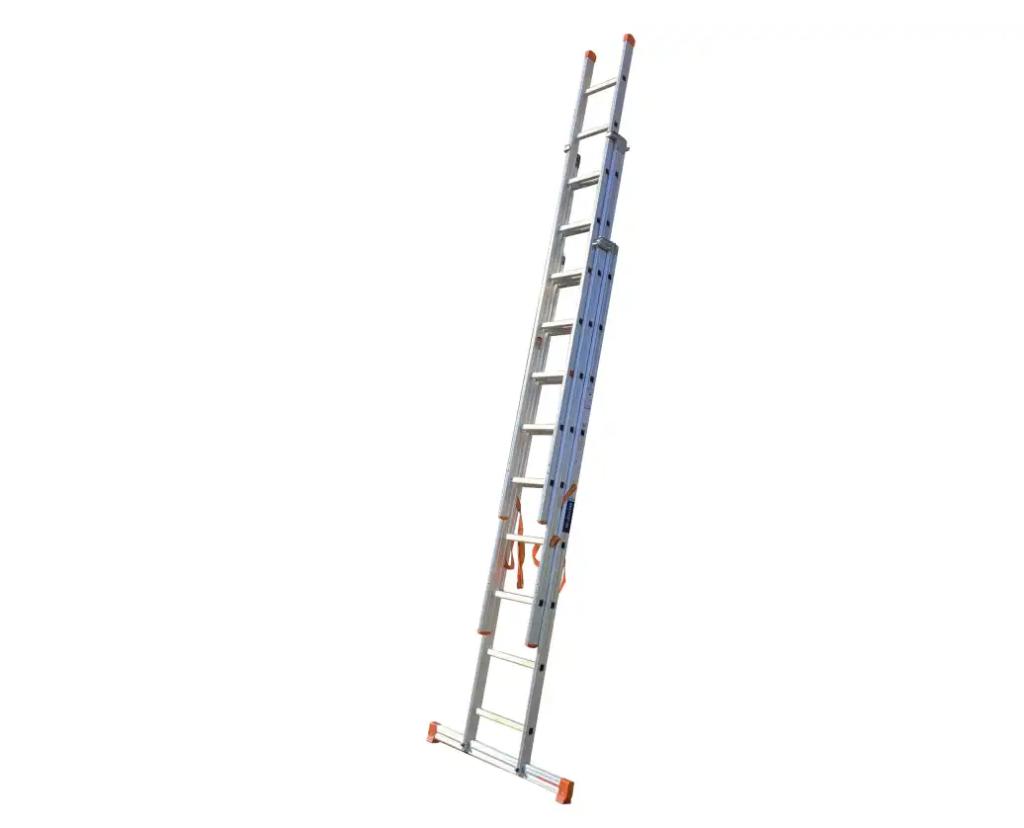 Echelle pro 3 sections sécurisée, Bricolage & Construction, Pliable ou rétractable/escamotable, Comme neuf, Échelle, Enlèvement