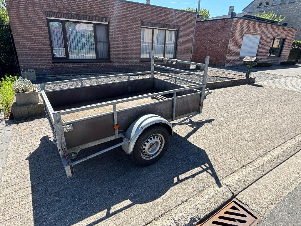 Aanhangwagen 750kg - BW trailers 198x125cm, Auto diversen, Aanhangers en Bagagewagens, Ophalen, Gebruikt