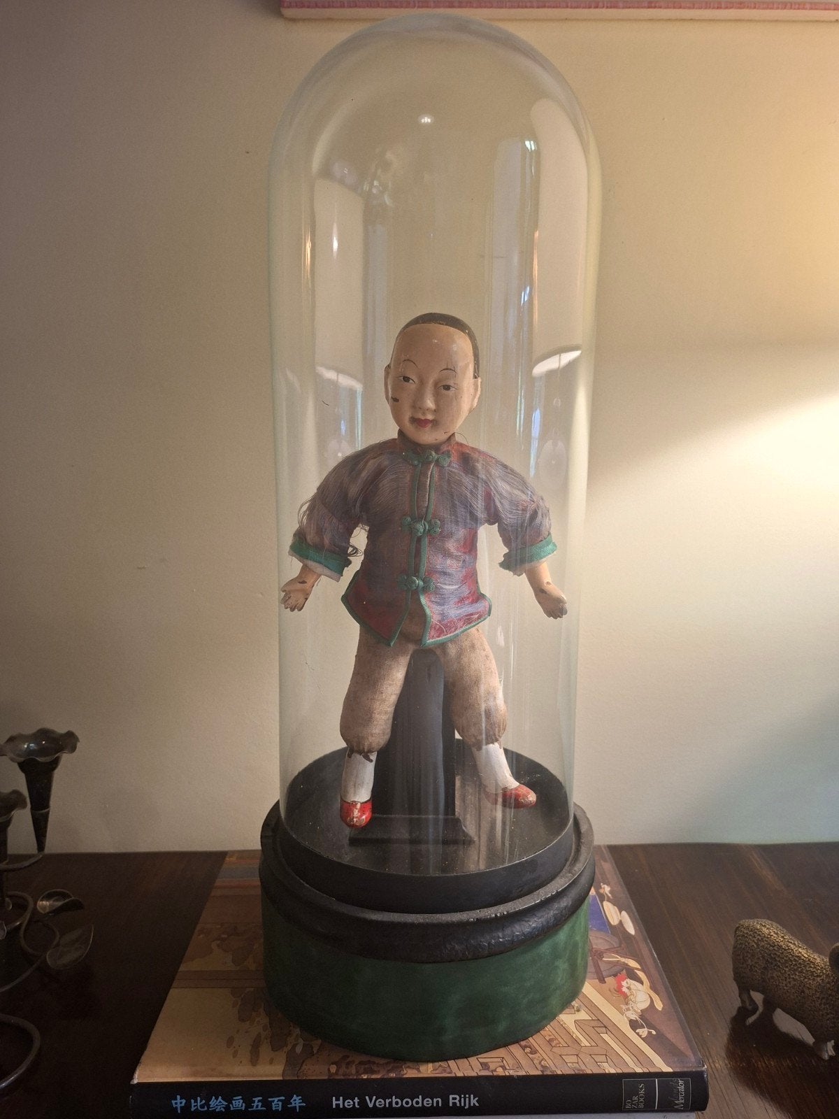 Chinees popje onder stolp, Ophalen
