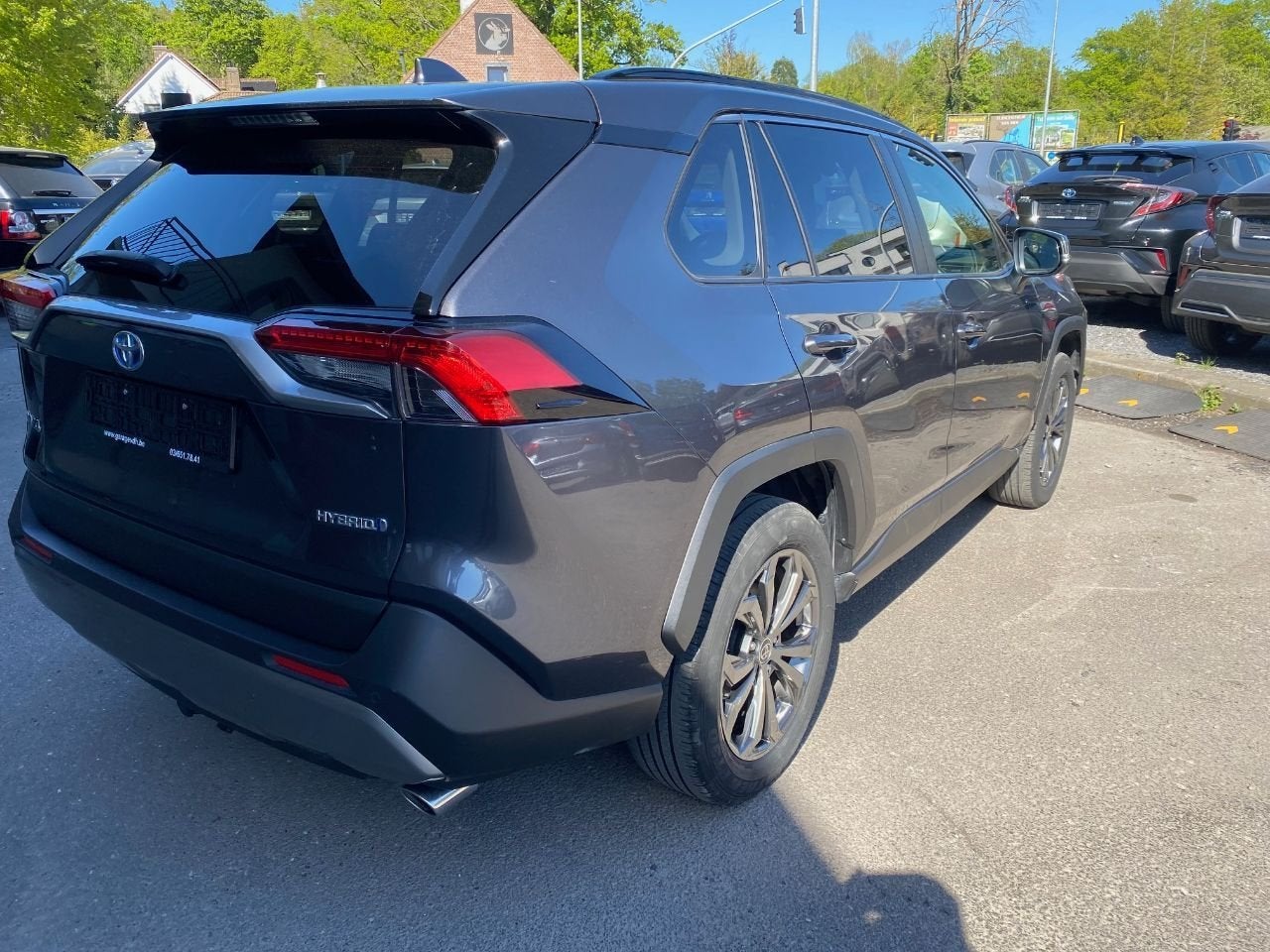 Toyota RAV4 Hybrid 4x2 DYNAMIC AUTOMAAT MET GARANTIE, Autos, Argent ou Gris, 2487 cm³, Entreprise, 131 kW