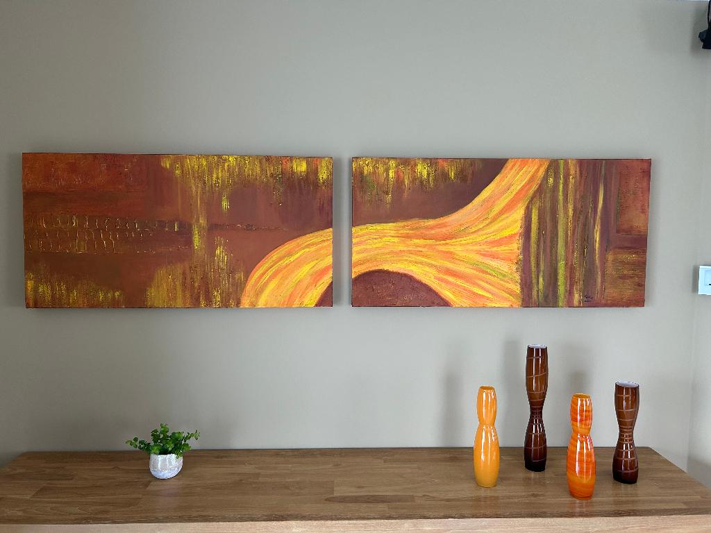 Modern schilderij, Ophalen