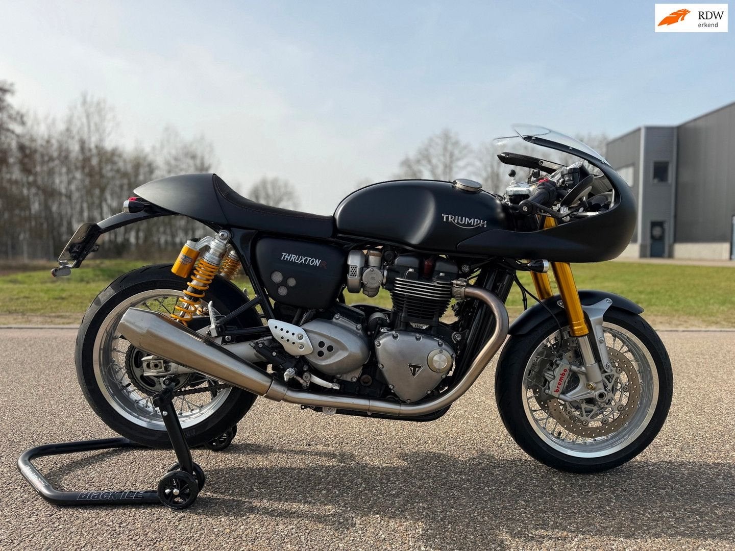 Triumph Chopper Thruxton 1200 R Cafe Race edition, Info@triumph.com, Chopper, Bedrijf, Triumph