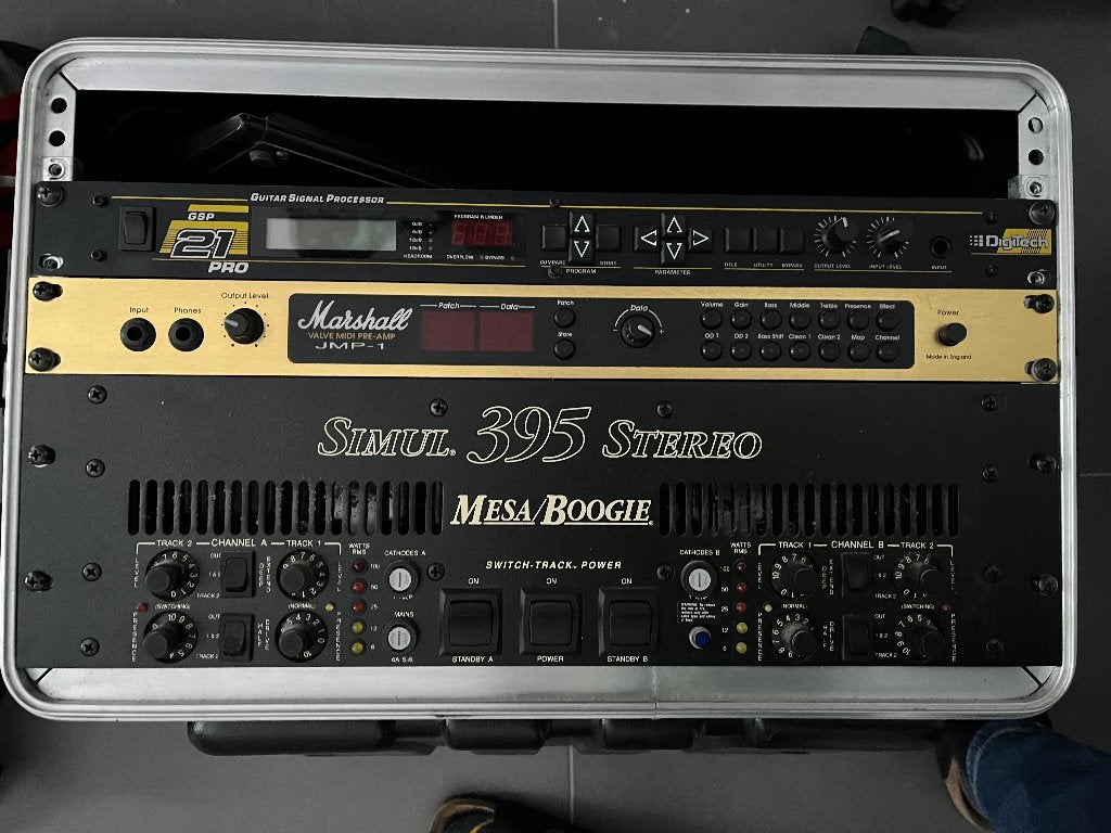 Mesa Boogie simul class 395 + Marshall JMP1, Muziek en Instrumenten, Versterkers | Bas en Gitaar, Gebruikt, Gitaar, 50 tot 100 watt
