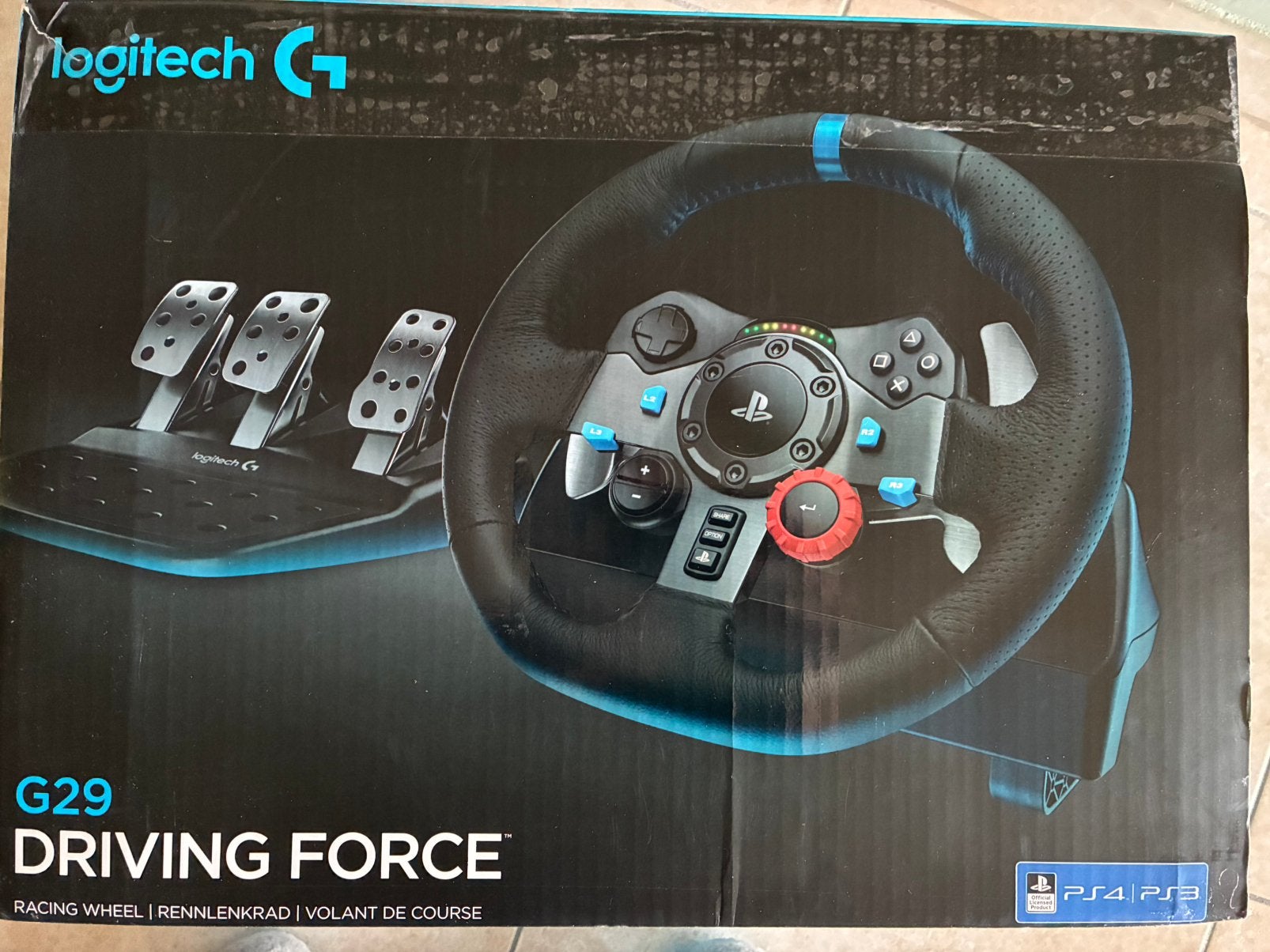 Logitech G29 driving force voor PS 3-4-5, Games en Spelcomputers, Ophalen of Verzenden, Zo goed als nieuw