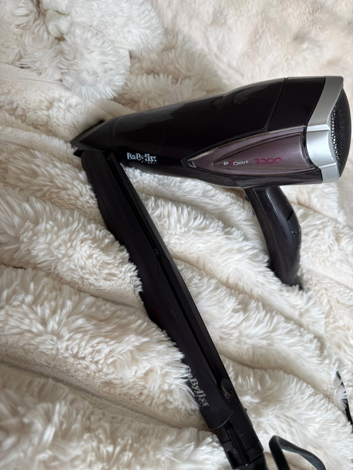 Sèche-cheveux BaByliss 2300W + BaByliss Slim 22 mm, Enlèvement, Comme neuf, Sèche-cheveux