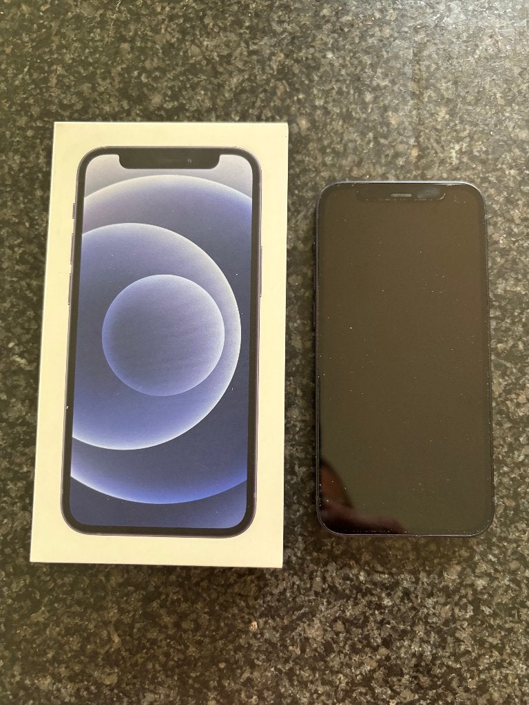 iPhone 12 mini black 128GB, Telecommunicatie, Mobiele telefoons | Apple iPhone, Ophalen, IPhone 12 Mini, Zwart, Zonder abonnement