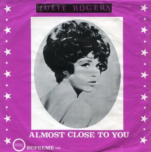 vinylsingle julie rogers---almost close to you---, Ophalen of Verzenden, Gebruikt, 7 inch, Pop