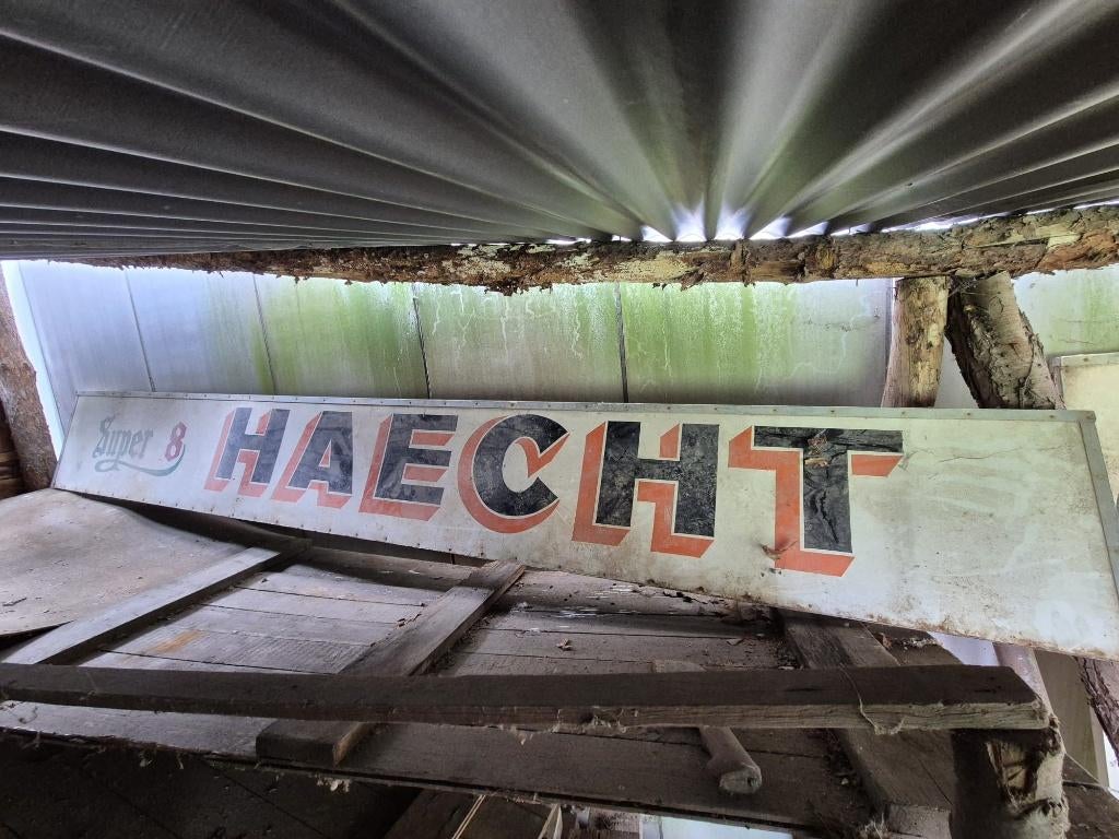 oude reclame panelen - Brouwerij Haacht, Verzamelen, Ophalen, Gebruikt, Reclamebord