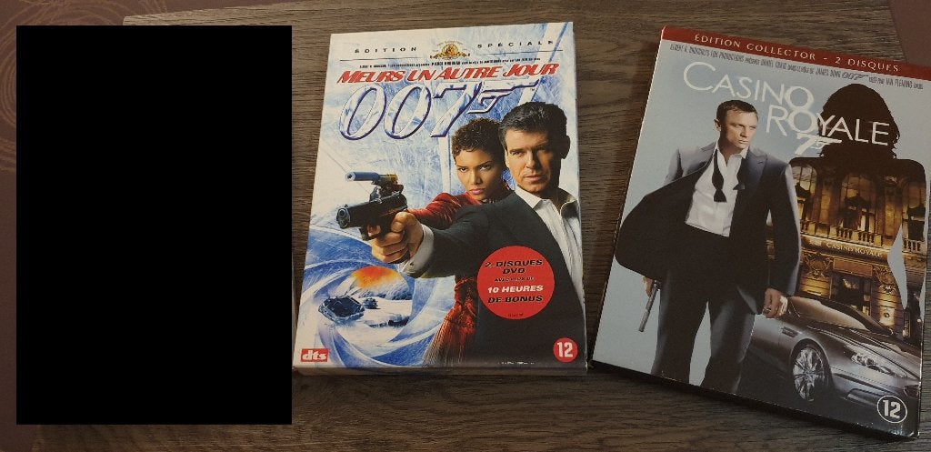 2 DVD : James Bond, Enlèvement ou Envoi, Utilisé, Action