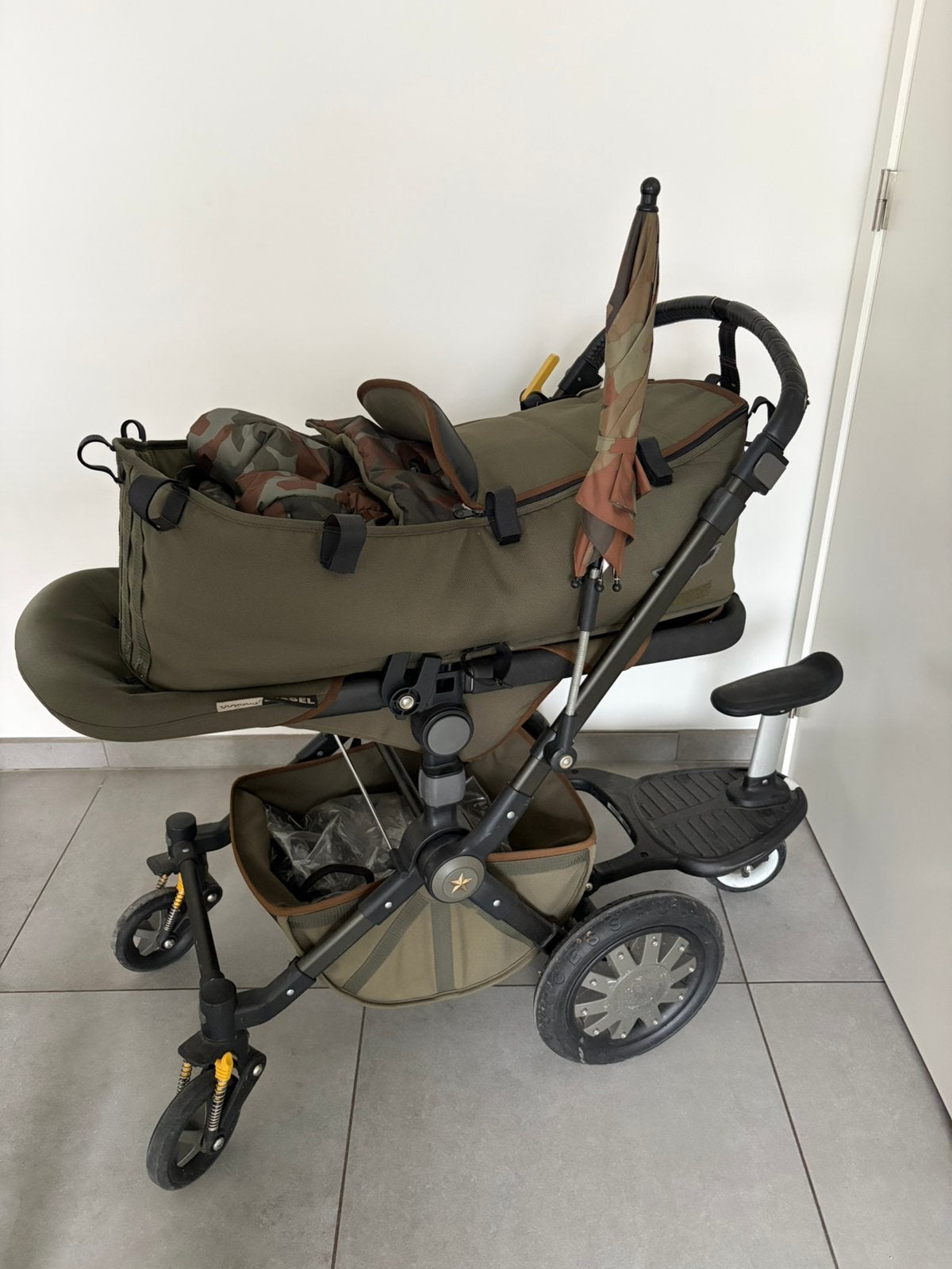 Bugaboo Diesel Kinderwagen + vele accessoires, Enfants & Bébés, Enlèvement, Comme neuf, Poussette, Bugaboo