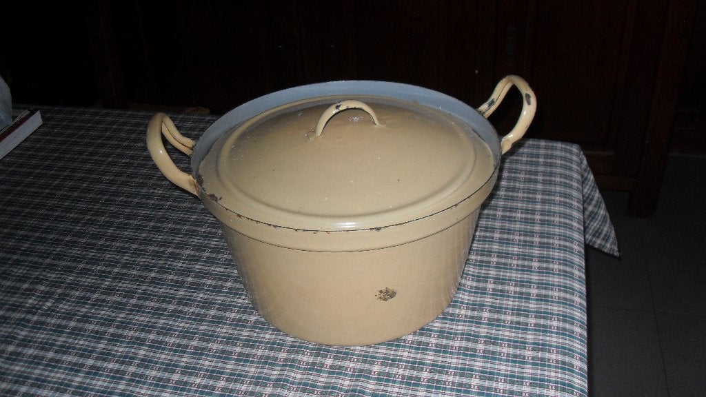 kookpot van grootmoeder, Antiquités & Art, Antiquités | Email, Enlèvement