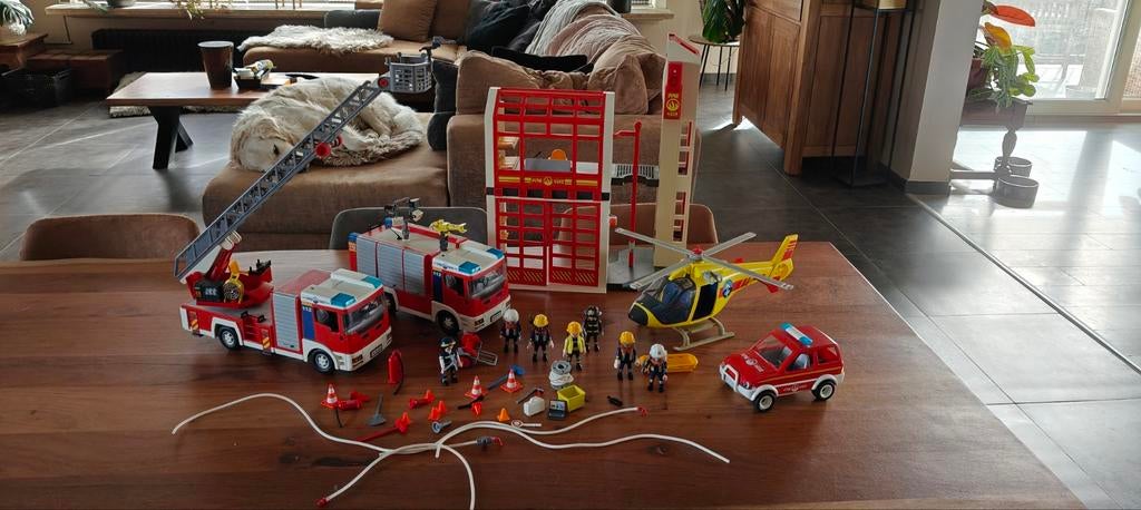 Playmobil brandweer set 2, Enlèvement