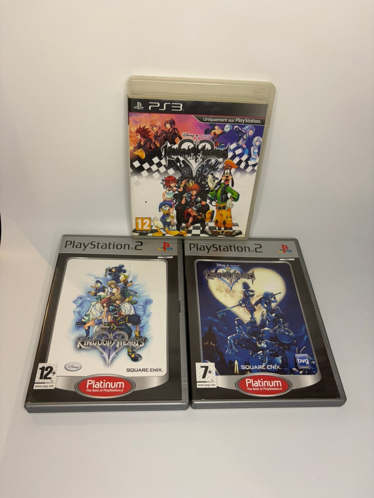 Lot Kingdom Hearts PS2 + PS3, Consoles de jeu & Jeux vidéo, Enlèvement ou Envoi, 1 joueur, À partir de 12 ans, Aventure et Action