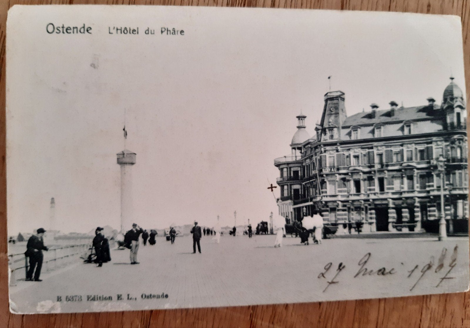 OSTENDE OSTENDE hotel du PHARE digue, Enlèvement ou Envoi