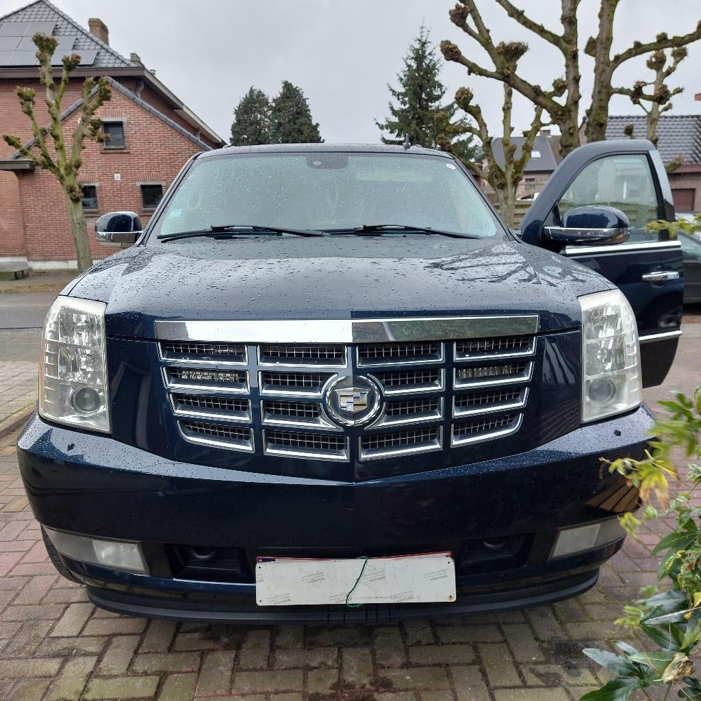 speciale editie USA Cadilac escalade lichte vracht  gekeurd, Auto's, Automaat, Escalade, 8 cilinders, Blauw