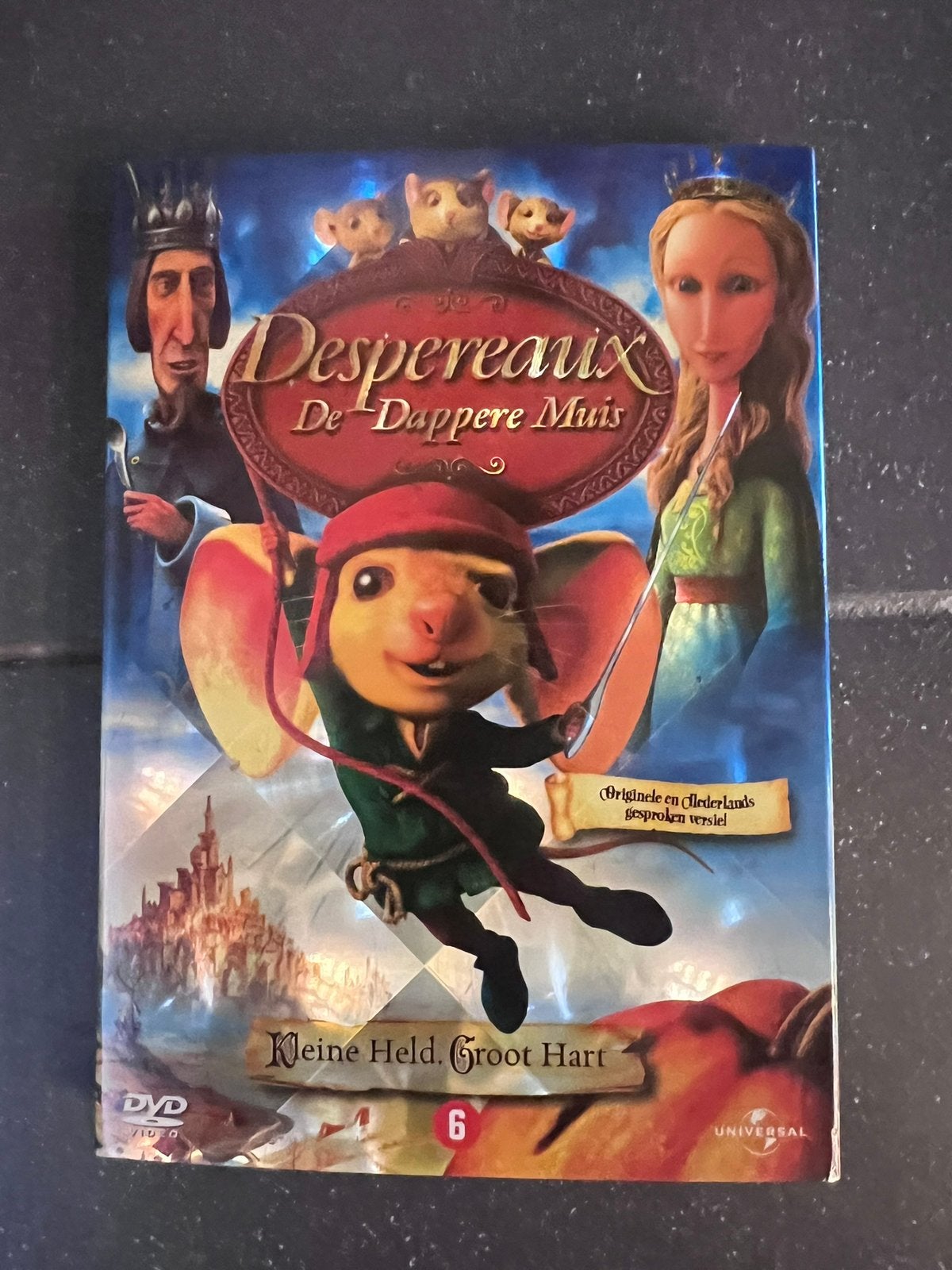 Desperaux - de dappere muis dvd, Europees, Gebruikt, Animatie, Ophalen of Verzenden