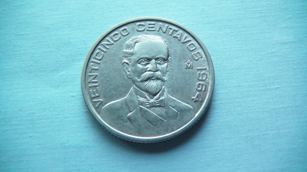 mexique 25 centavos 1964, Enlèvement