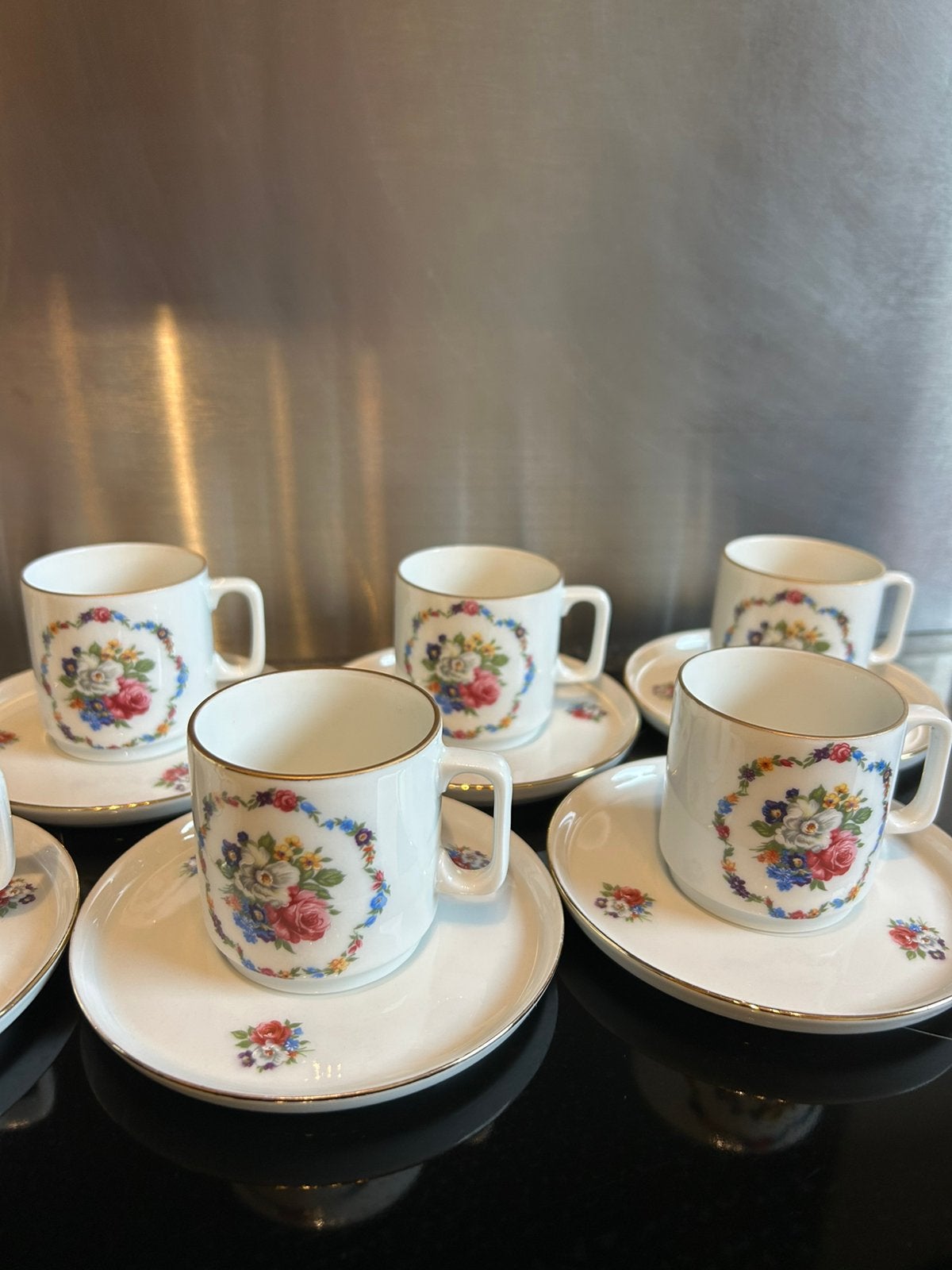 koffie tassen, Ophalen