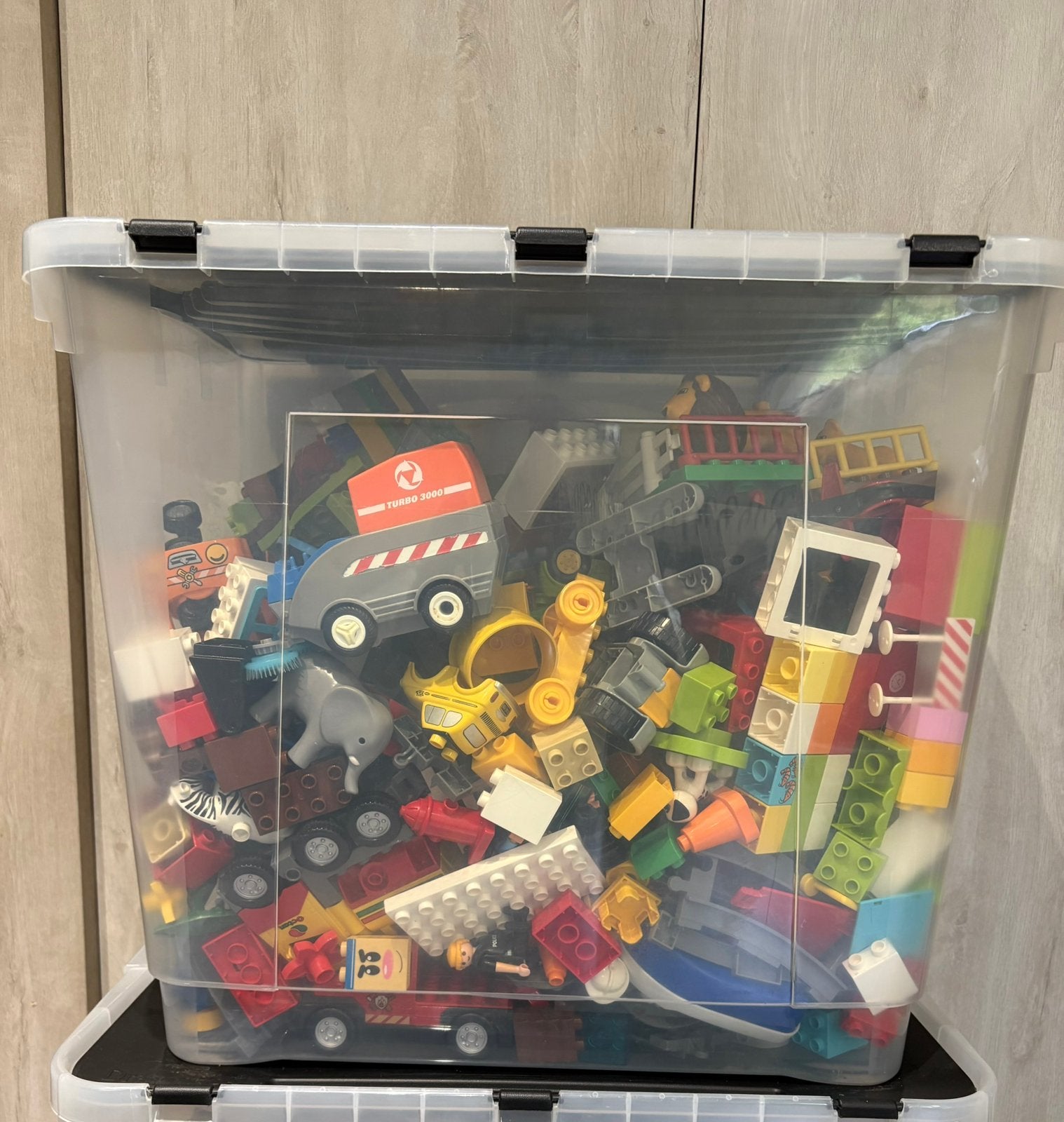 Grote doos Duplo, Kinderen en Baby's, Speelgoed | Duplo en Lego, Ophalen, Zo goed als nieuw, Duplo