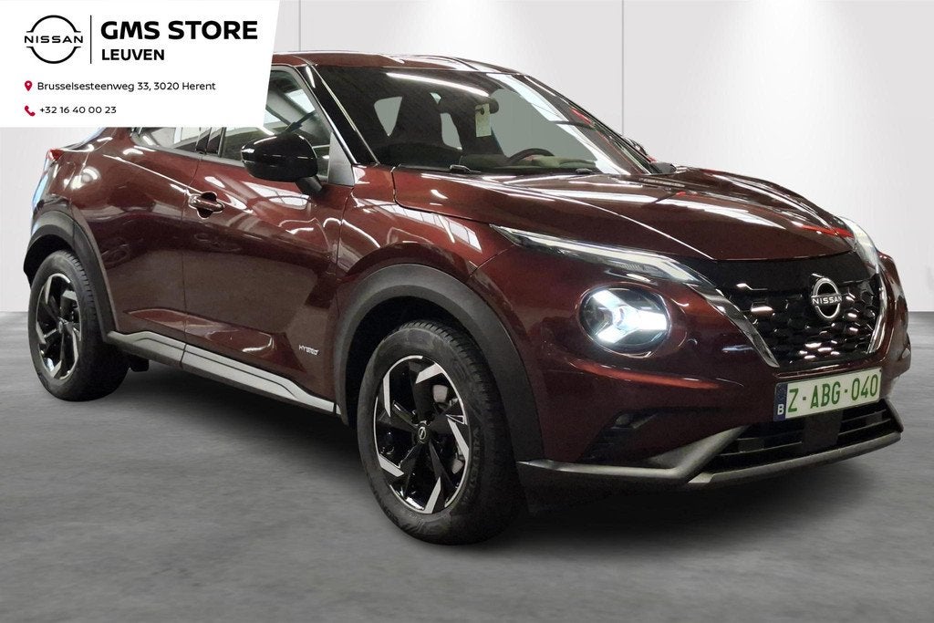 Nissan Juke Hybrid-AUT-Cam-Carplay-Airco-Sensoren, Stof, 135 g/km, 5 zetels, 5 deurs