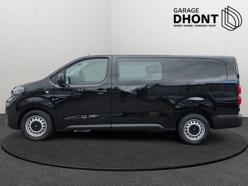 Opel Vivaro L3 Dubbele Cabine - 2.2 Diesel - Manueel - 150PK, Voorwielaandrijving, Vivaro, 4 cilinders, Zwart