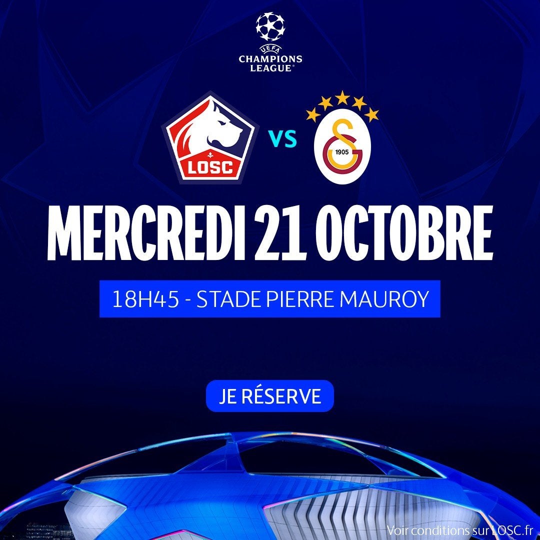 LOSC Galatasaray, Tickets & Billets