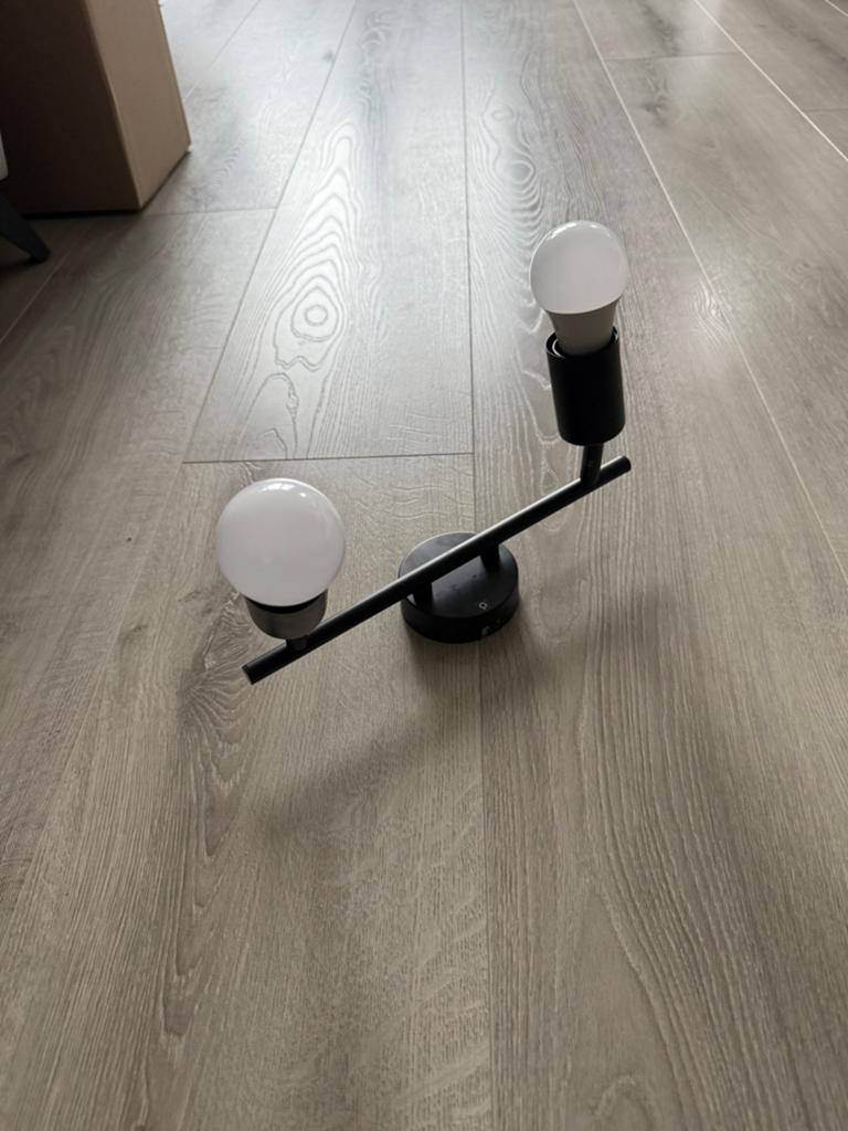 Plafondlamp zwart, Huis en Inrichting, Ophalen, Zo goed als nieuw