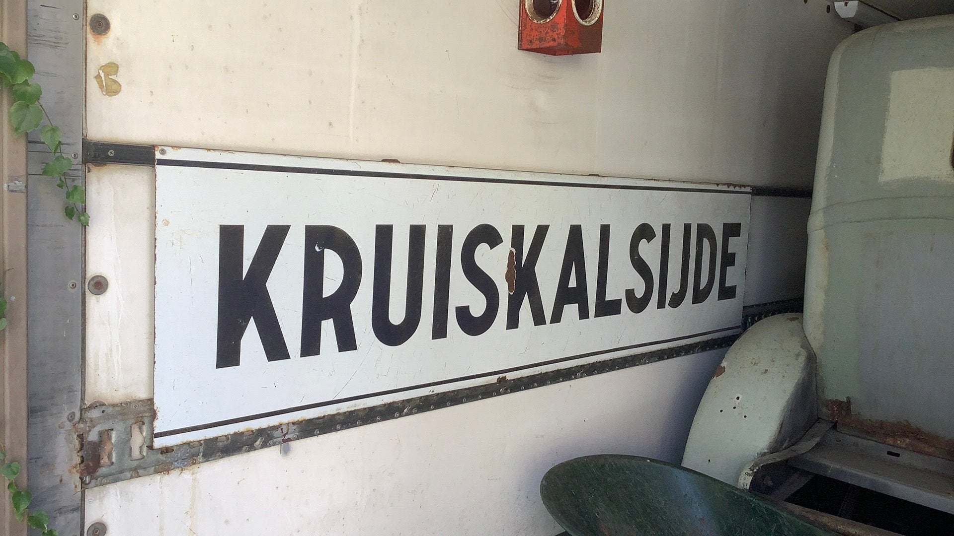 Emailbord kruiskalsijde, Verzamelen, Ophalen of Verzenden