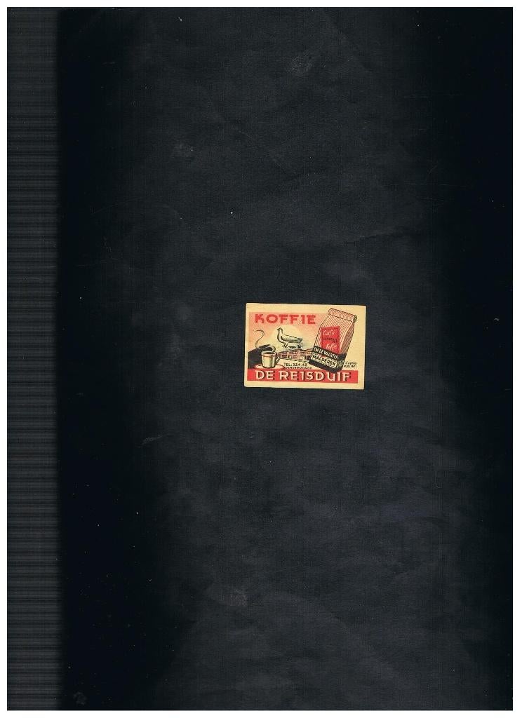ANCIENNE ÉTIQUETTE PUBLICITAIRE MALDEREN, Envoi, Utilisé, Boîtes ou marques d'allumettes
