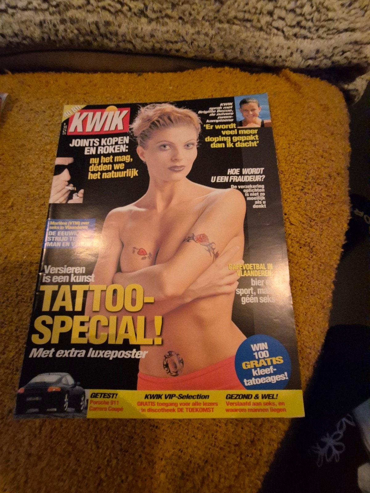 kwik magazine sandra van der jeught, Livres, Envoi
