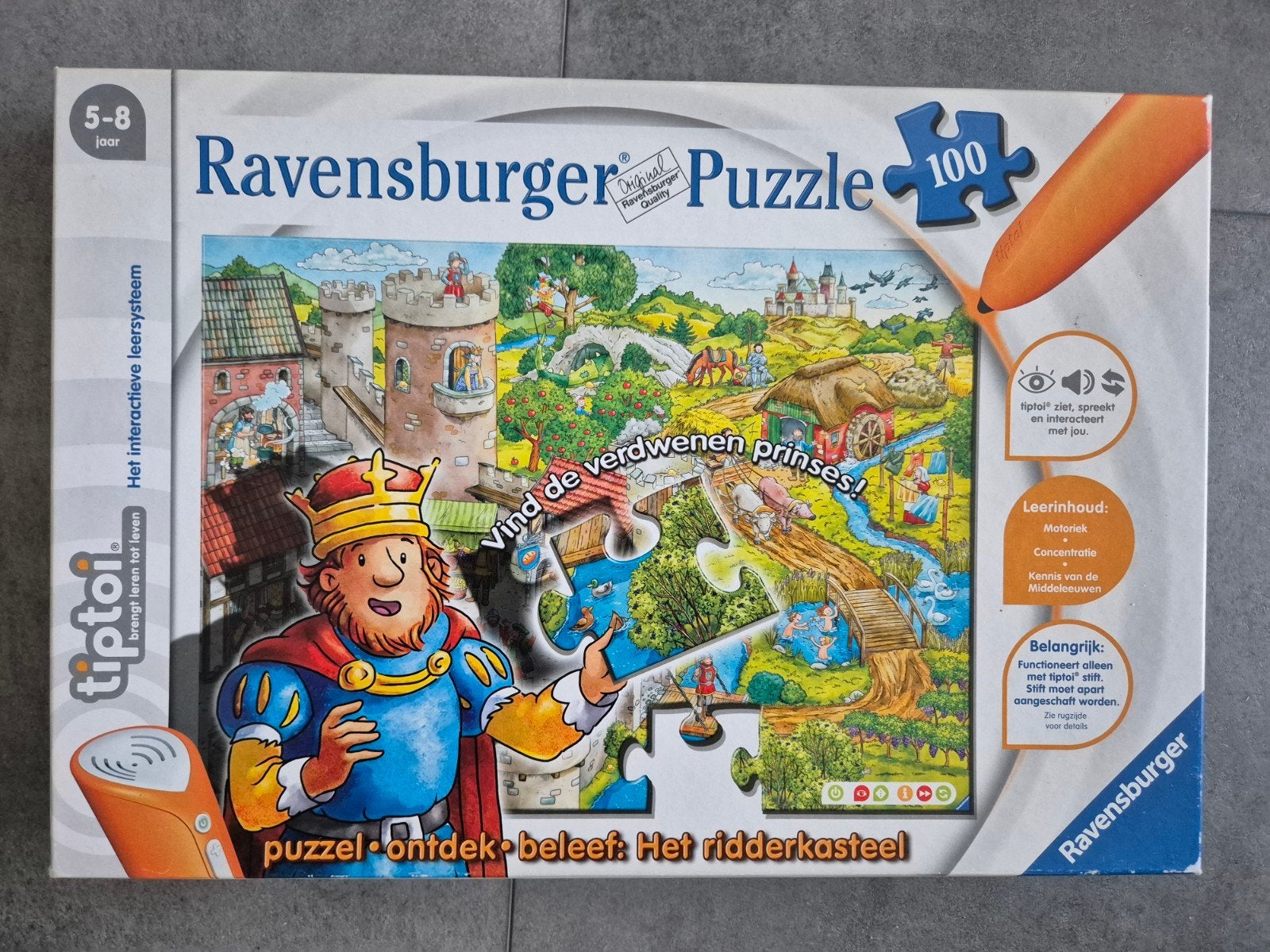 Tiptoi puzzel 104 stukken (Het ridderkasteel), Ophalen