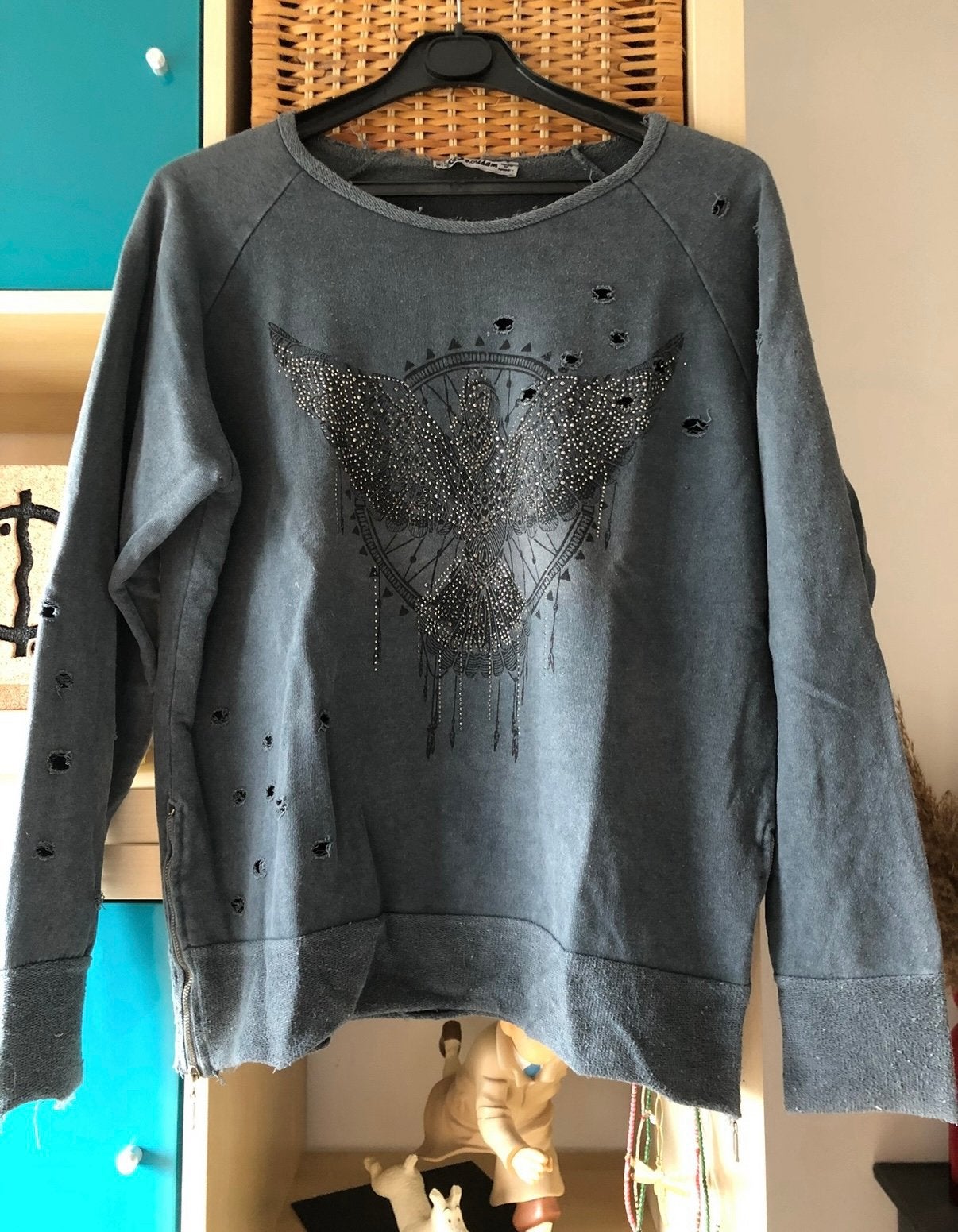 Sweat destroy taille M en très bon état, Kleding | Dames, Truien en Vesten, Ophalen of Verzenden, Zo goed als nieuw