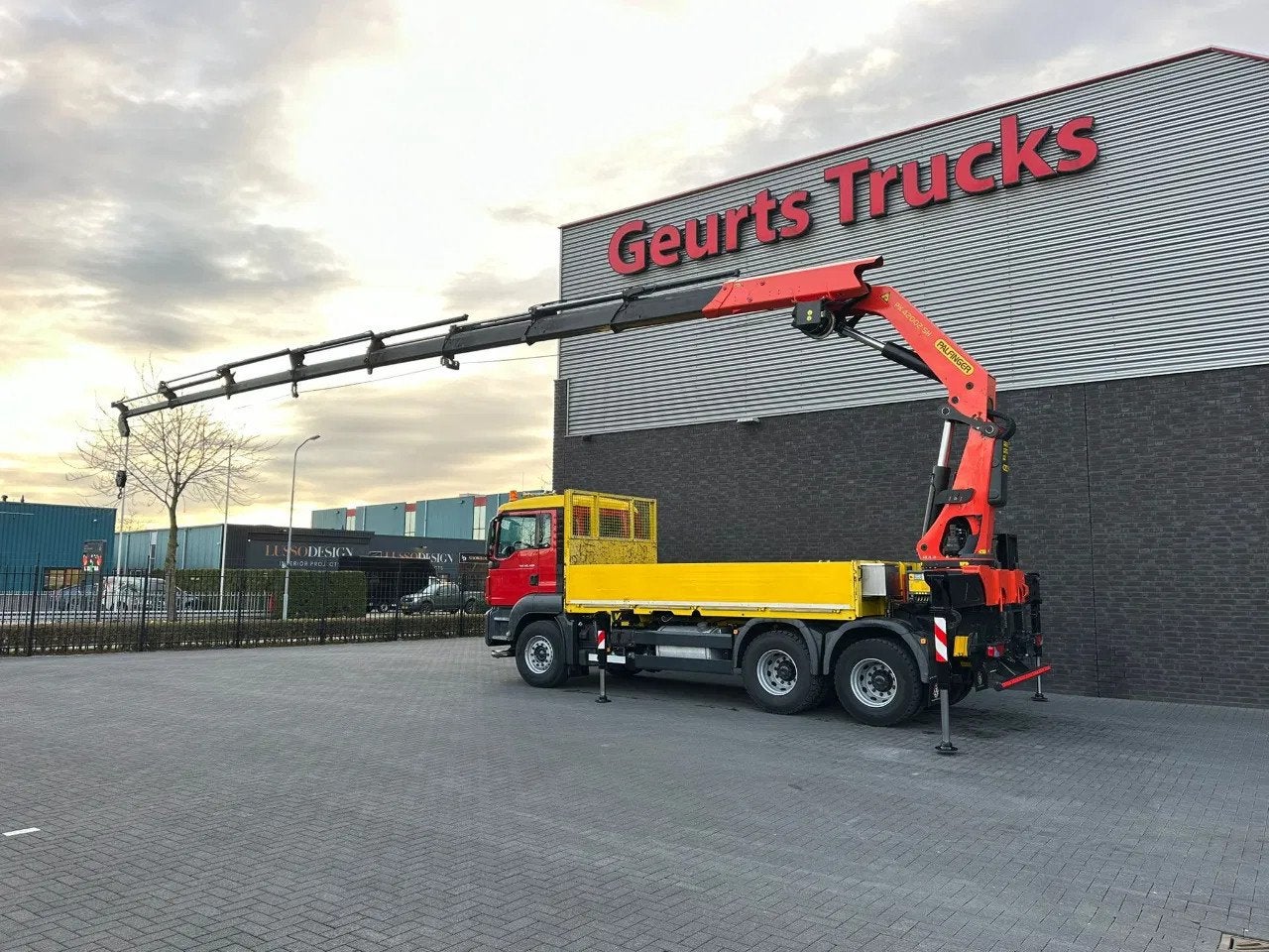 MAN TGS 26.480 6X4 MET PALFINGER PK 42002-SH G KRAAN / KRAN, Rouge, Achat, Euro 6, 480 ch