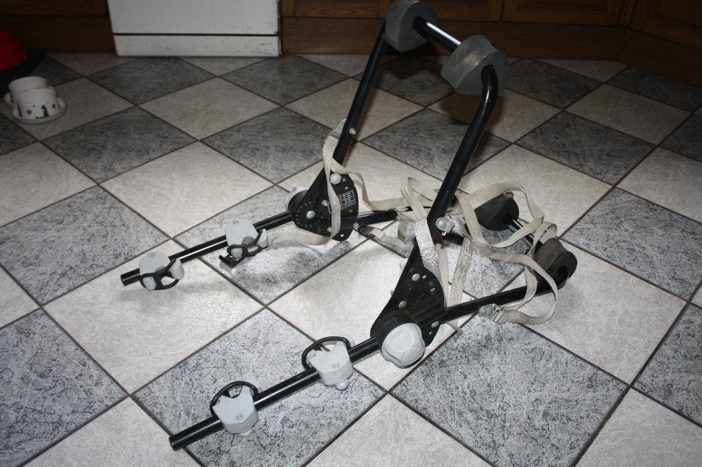 fietsendrager, Ophalen, 2 fietsen, Gebruikt, Achterklepdrager
