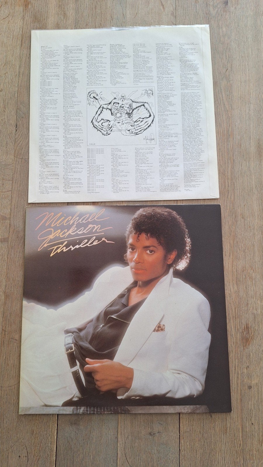 LP Michael Jackson Thriller, LP, Gebruikt, Pop, Ophalen of Verzenden