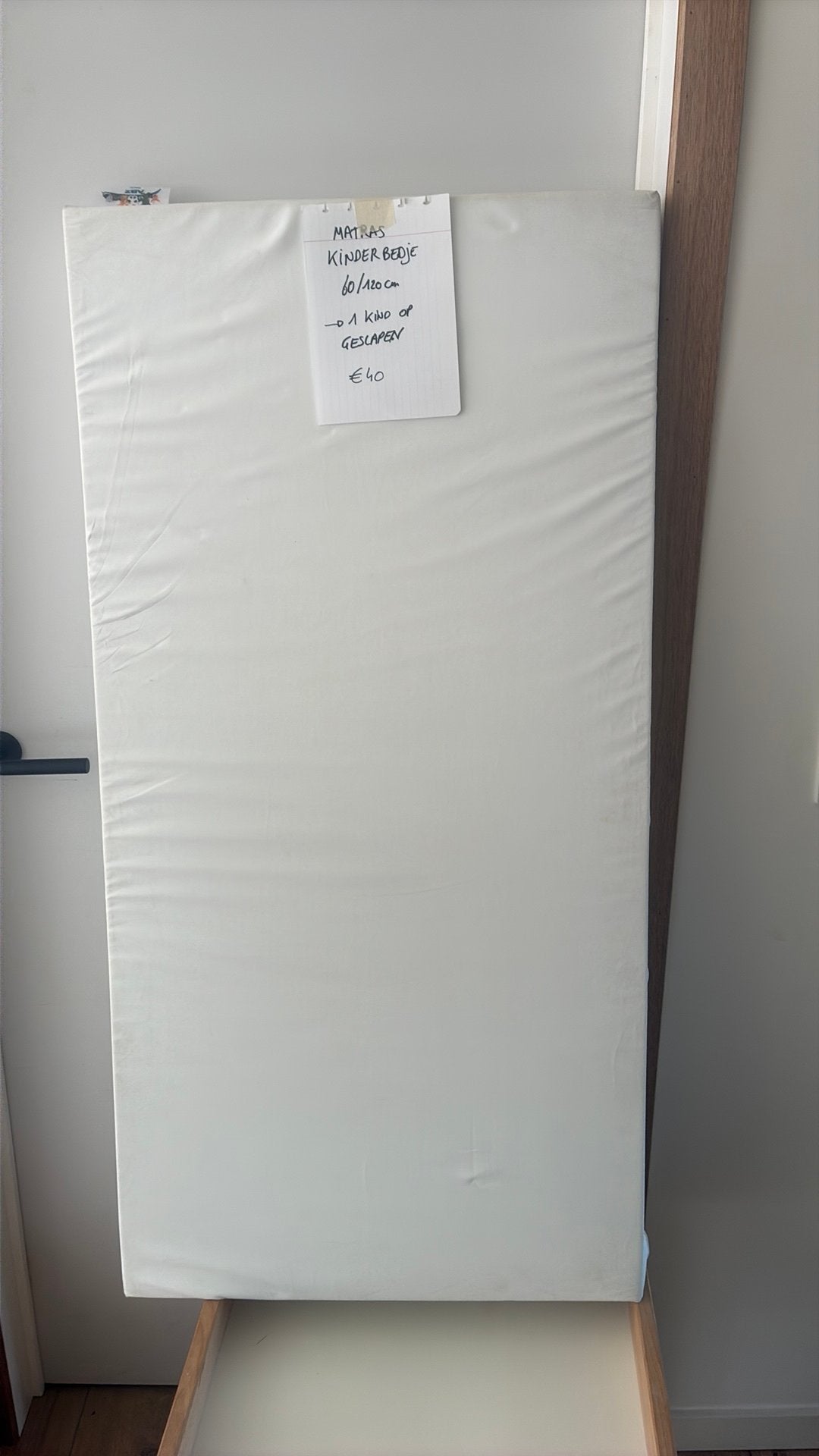 Kindermatras 60 / 120cm, Kinderen en Baby's, Ophalen, Zo goed als nieuw