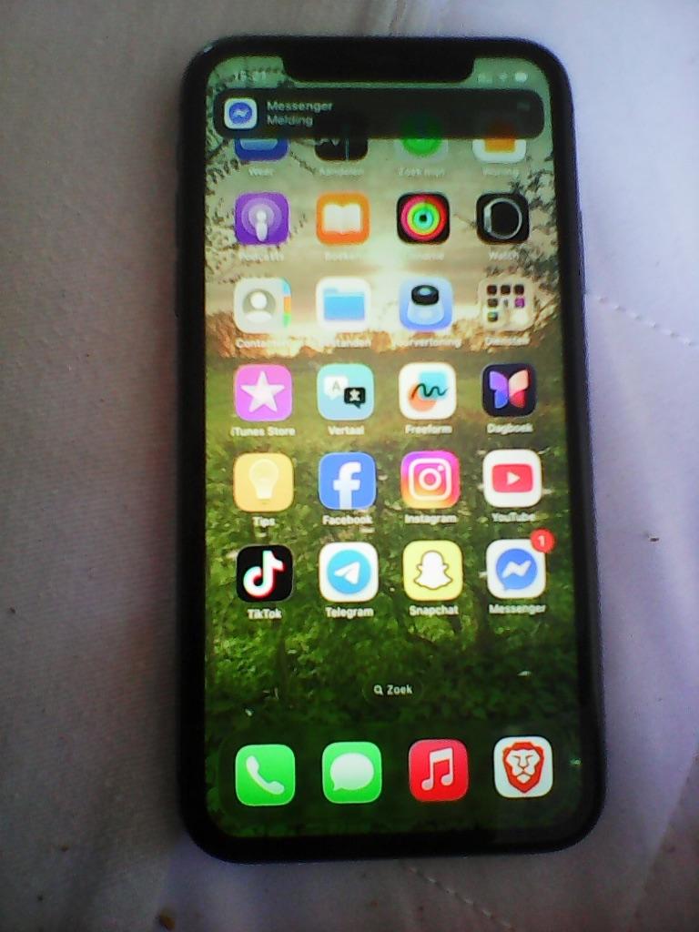 iPhone 11, Telecommunicatie, Mobiele telefoons | Apple iPhone, Gebruikt, Blauw, 64 GB, Zonder simlock