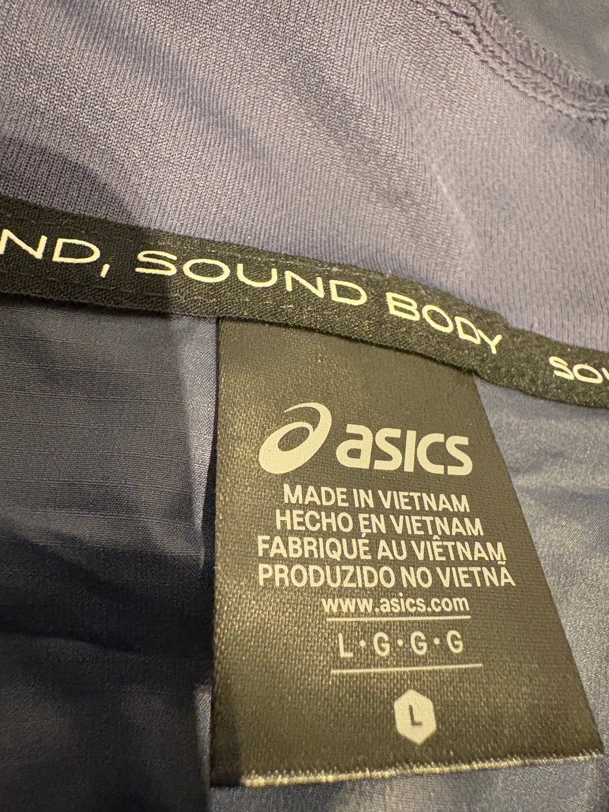 Survêtement Asics, Enlèvement ou Envoi, Bleu