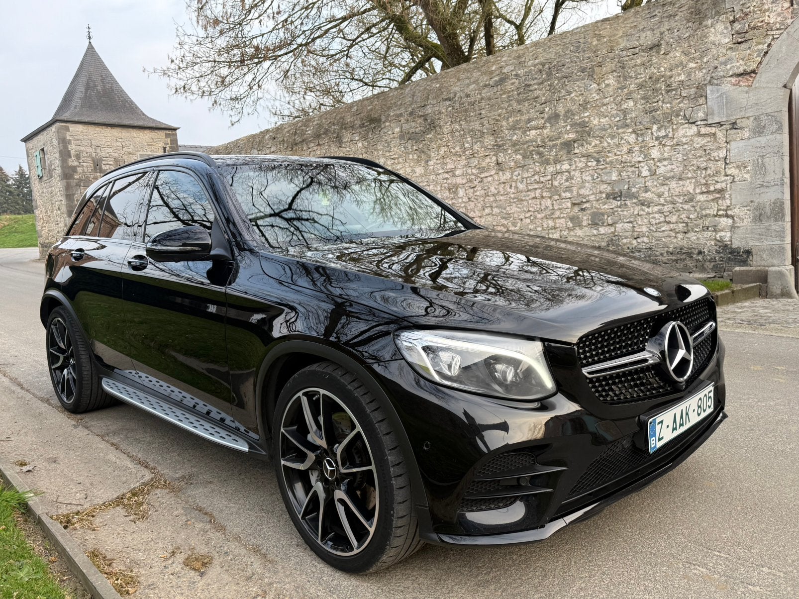 MERCEDES GLC 43 AMG 367CV BTW AFTREKBAAR, Auto's, Mercedes-Benz, Bedrijf, GLC, 360° camera, 4x4, ABS, Achteruitrijcamera, Adaptieve lichten