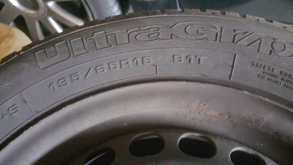 4x autoband 195 65 R15 met velgen van Passat, Ophalen, Gebruikt, 15 inch, Banden en Velgen