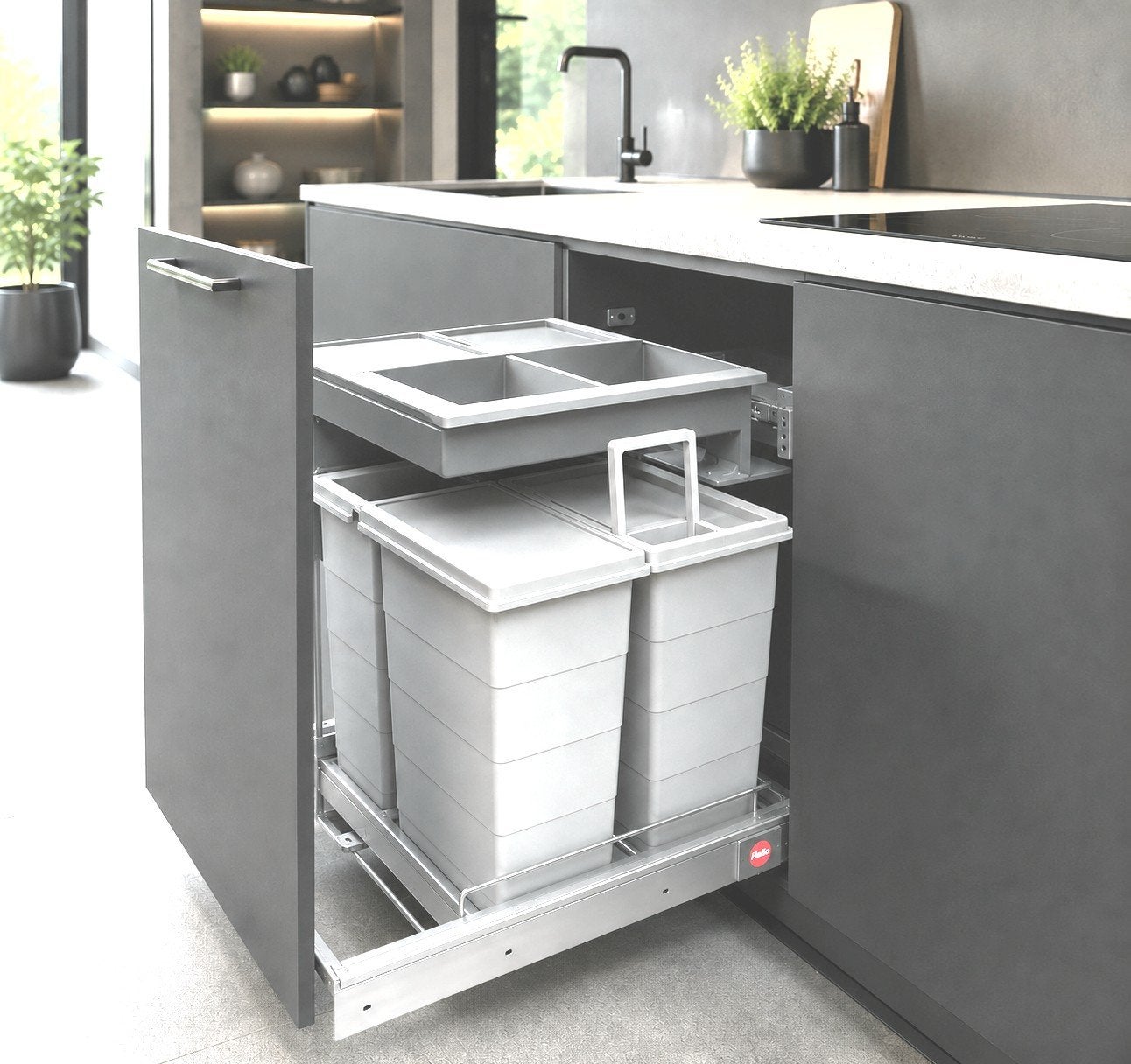 Poubelles Hailo 38 litres et modèle plus petit, Maison & Meubles, Cuisine | Éléments de cuisine, Enlèvement ou Envoi