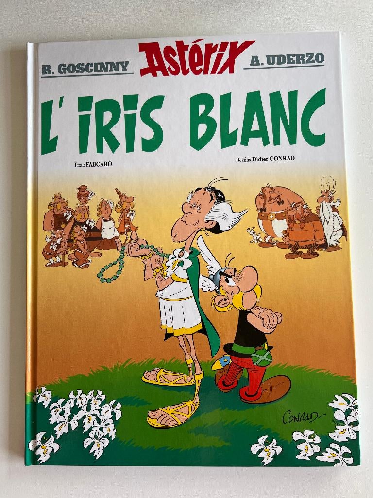 BD Astérix L'iris blanc, Enlèvement ou Envoi, Une BD, Utilisé, Goscinny & Uderzo