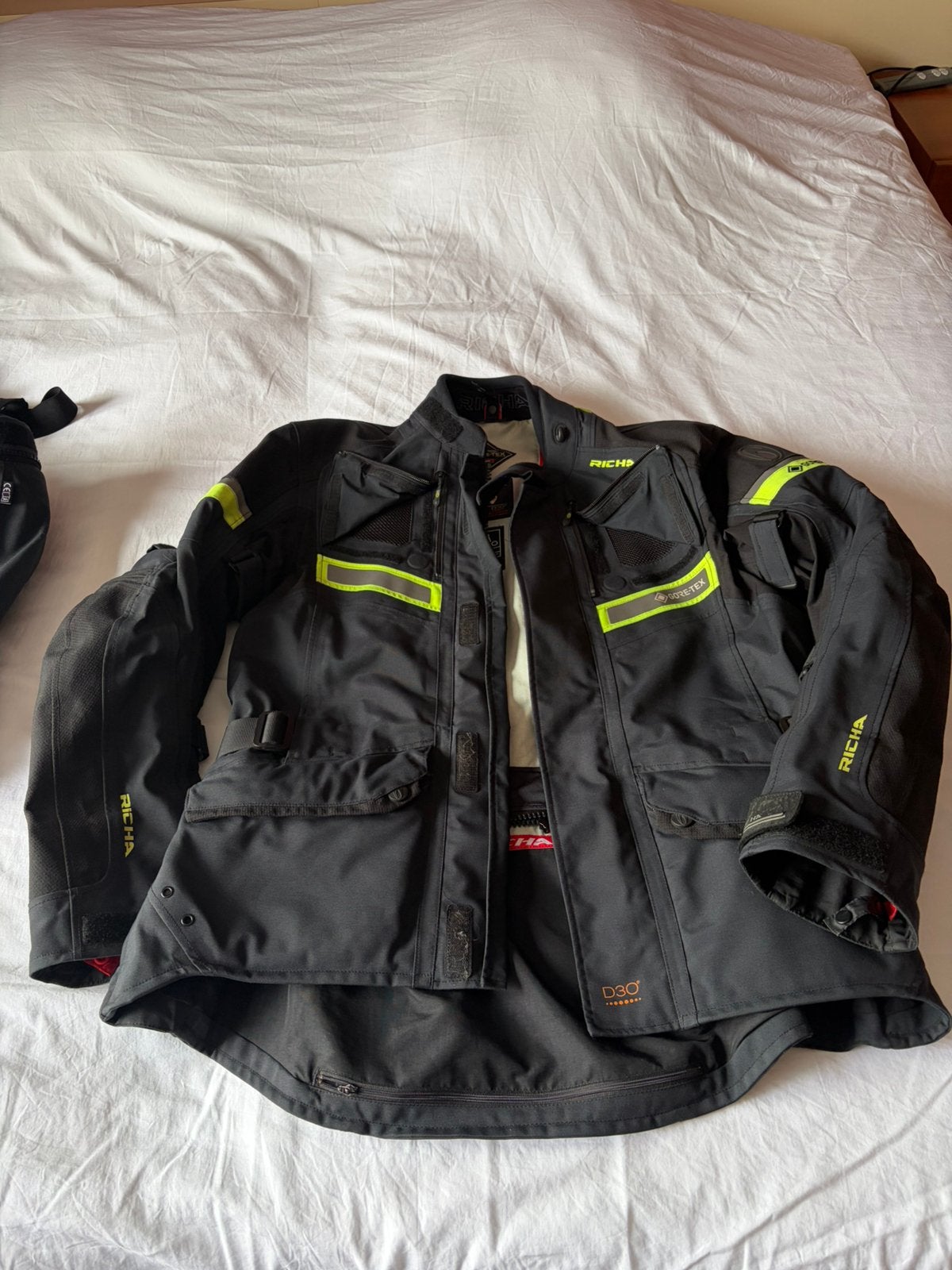 Veste et pantalon de moto en textile Richa, Enlèvement, Seconde main, Hommes, Manteau | tissu