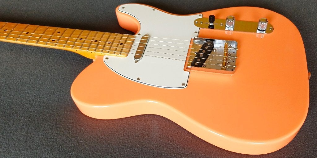 Neuve Custom Telecaster 50" corail, Enlèvement ou Envoi, Neuf, Solid body, Fender
