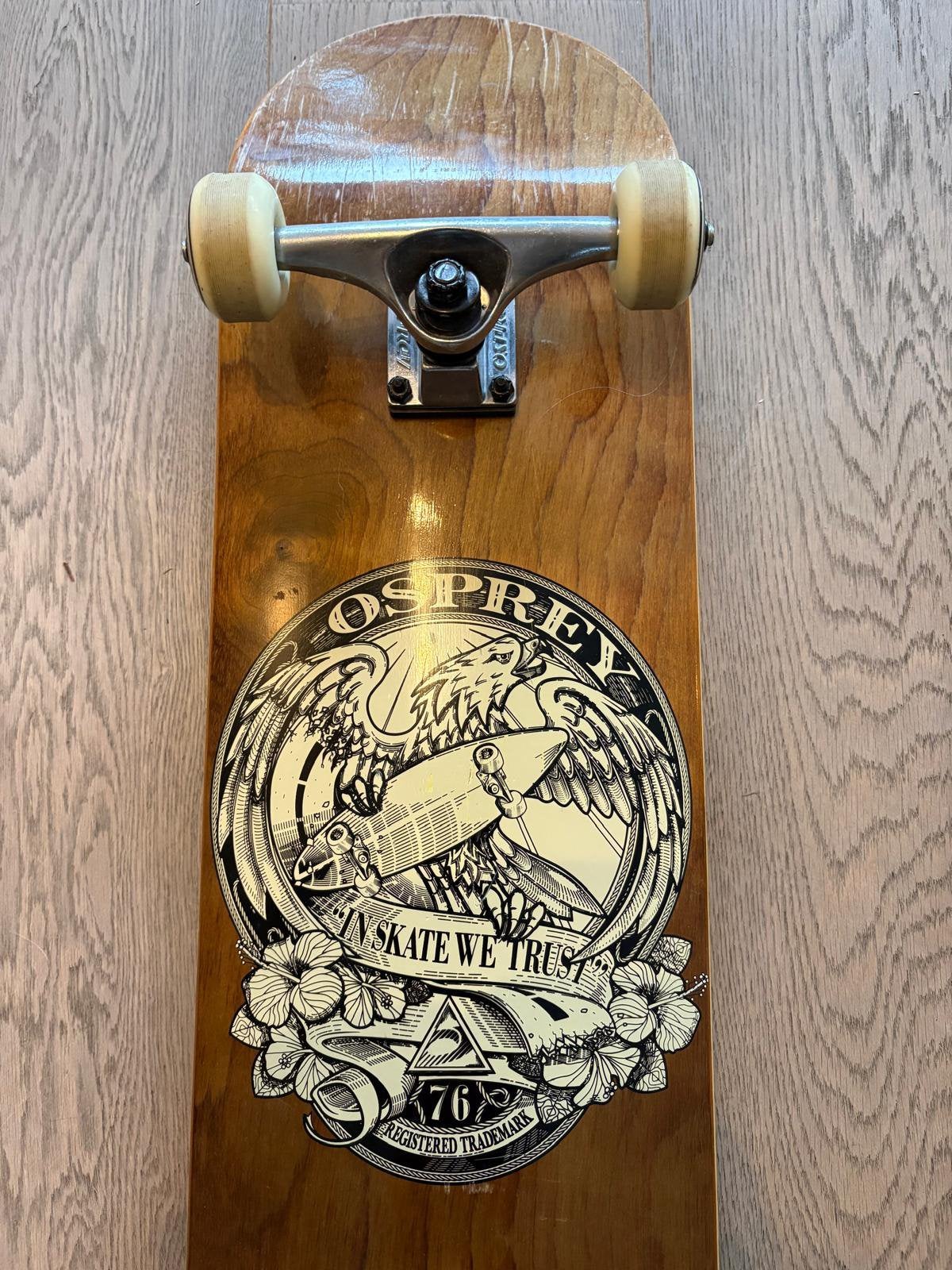 Osprey skateboard, Enlèvement