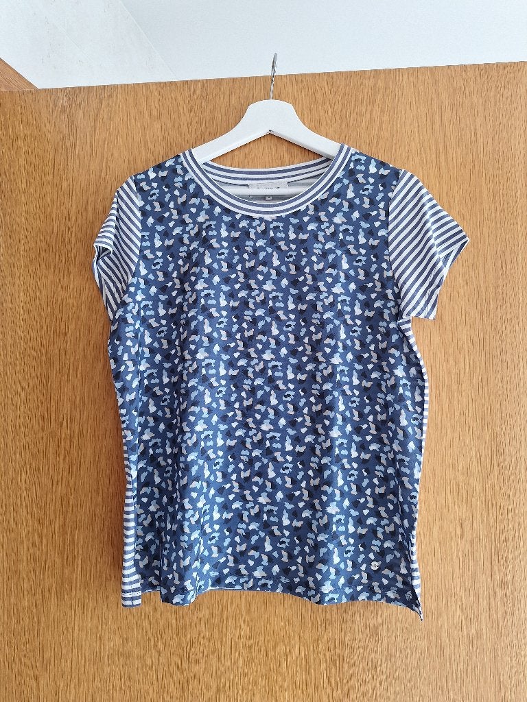 Blouse Terre Bleue (maat 38), Maat 38/40 (M), Ophalen of Verzenden, Zo goed als nieuw, Korte mouw