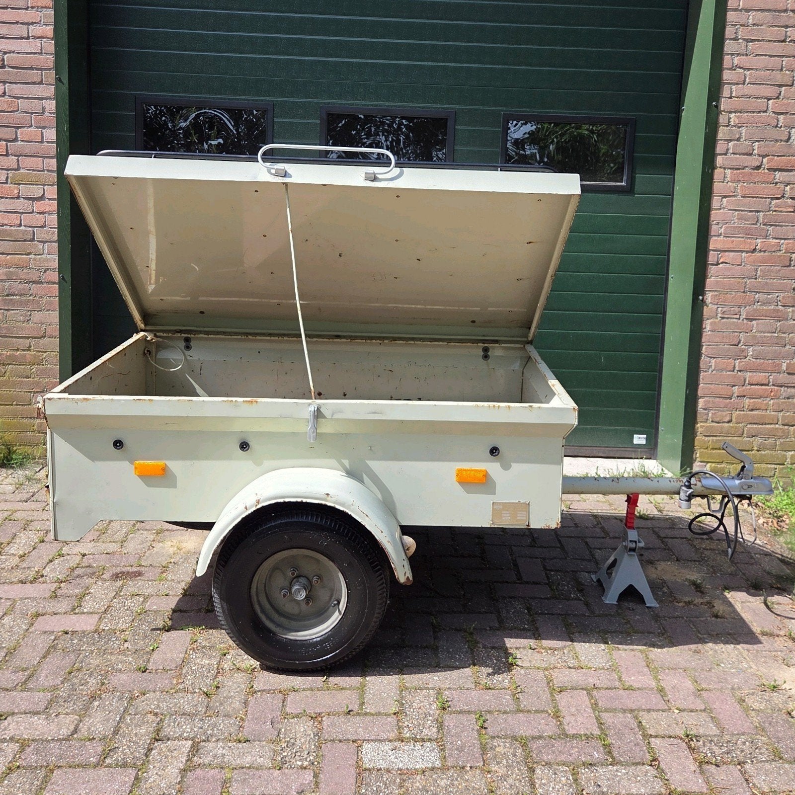 Saris Bagagewagen | Aanhanger met Deksel, Ophalen