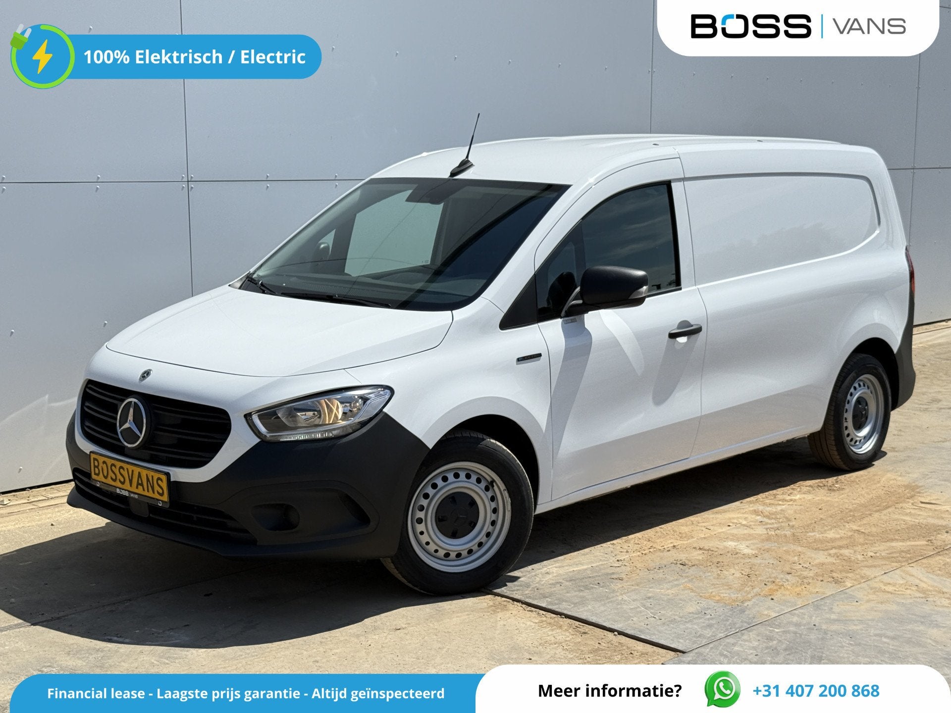 Mercedes-Benz eCitan 112 51kWh L2 284 WLTP 98% (SOH) Camera, Autos, Achat, 1250 kg, Entreprise, 2 places