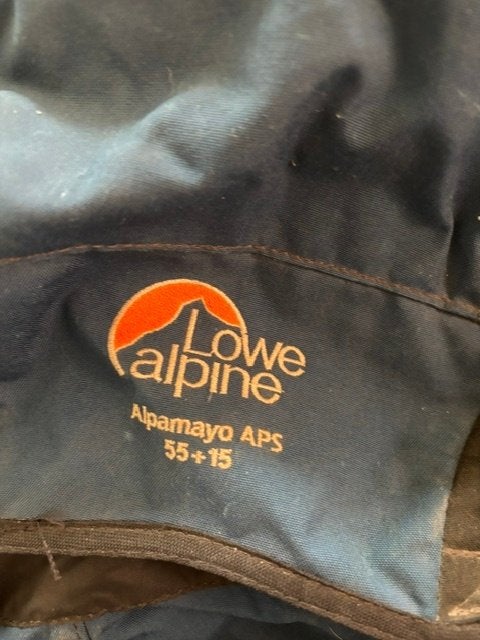 Lowe Alpine Alpamayo APS 55 +15, Sport en Fitness, Bergsport en Wandelen, Ophalen, Gebruikt, Rugzak