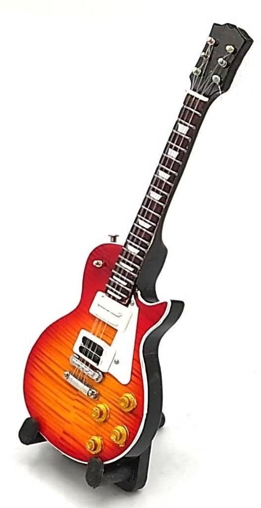 Baby miniatuur replica Gibson gitaar 15cm JPage Led Zeppelin, Enlèvement ou Envoi, Neuf